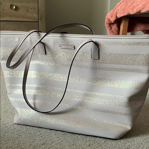 Sparkly Kate Spade large tote